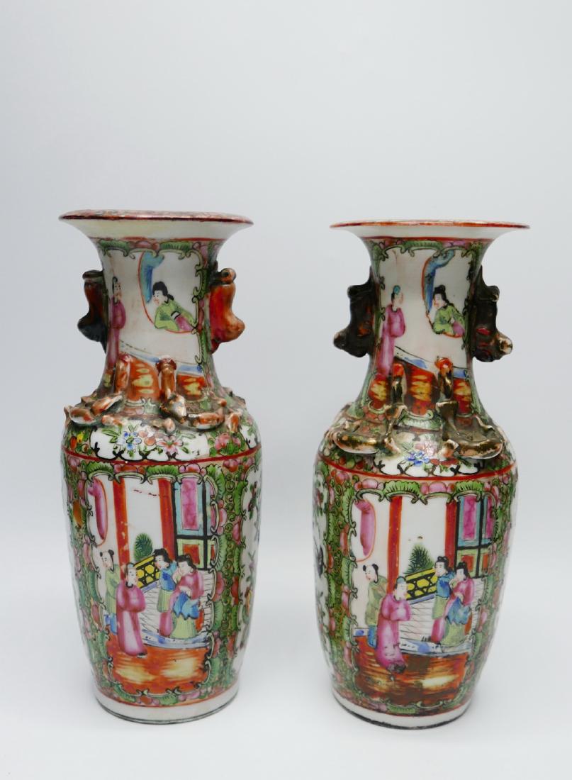 PR. ROSE MEDALLION VASES (1 of 3)