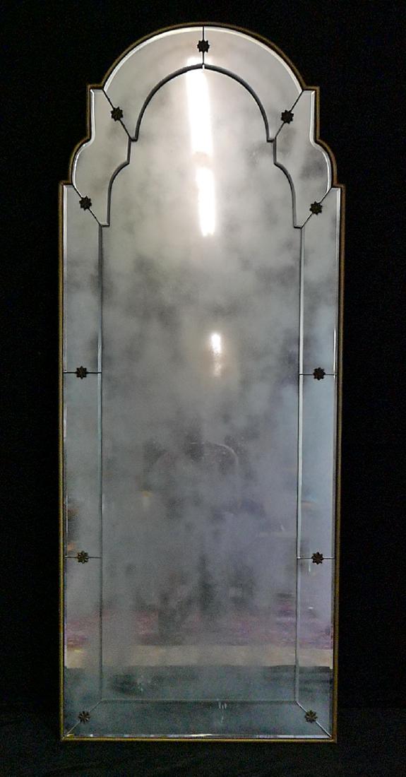 1950s HOLLYWOOD REGENCY TALL MIRROR (1 of 3)