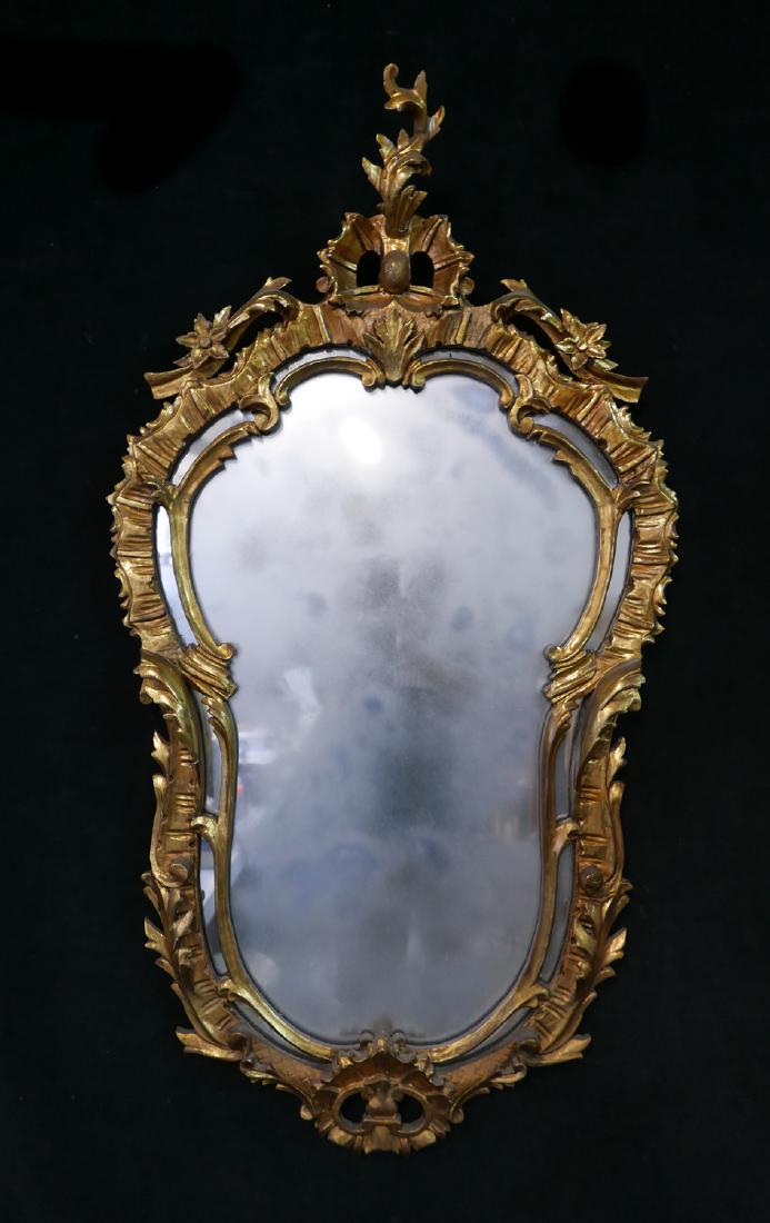 GILT FRAMED BEVELED MIRROR (1 of 4)