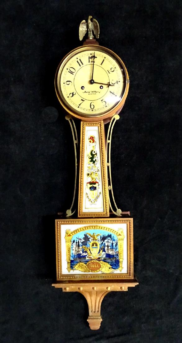 AARON WILLARD EARLY HULL REPRODUCTION BANJO CLOCK (1 of 15)