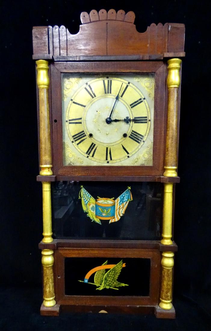 BIRGE CASE & CO. WEIGHT DRIVEN 8 DAY TRIPLE DECKER (1 of 7)