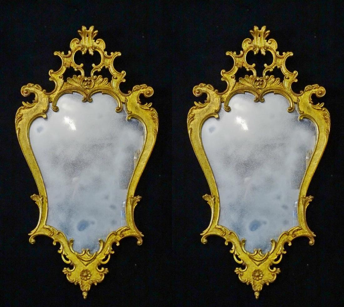 PR. GILT FRAME MIRRORS (1 of 2)