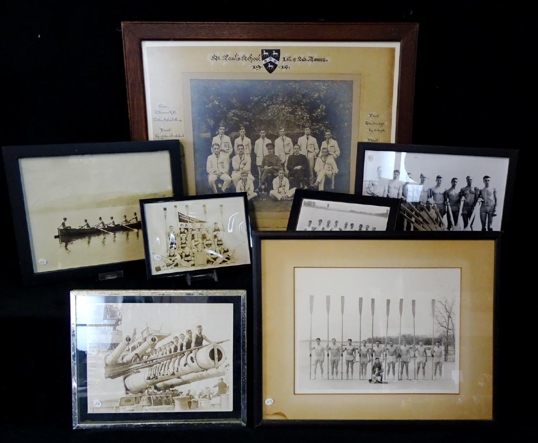 LOT 7 VINTAGE ROWING PHOTOGRAPHS INC. ST. PAULS SCHOOL (1 of 9)