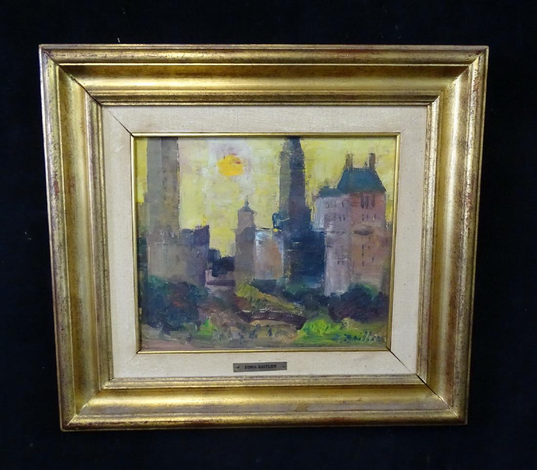 ZOMA BAITLER SGN. OIL ON CANVAS "CENTRAL PARK, NEW YORK (1 of 6)