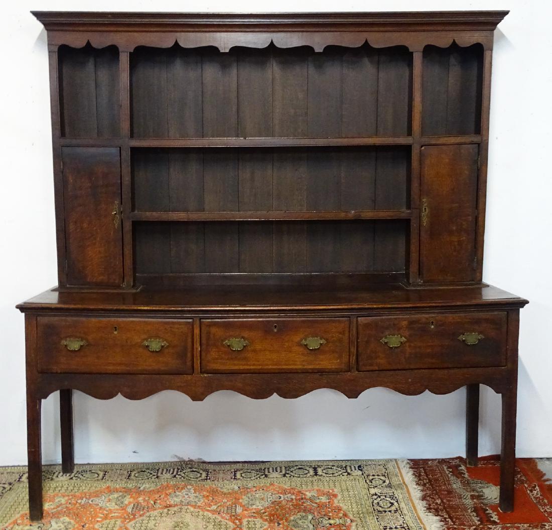 18TH C. ENGLISH OAK WELSH  DRESSER (1 of 4)