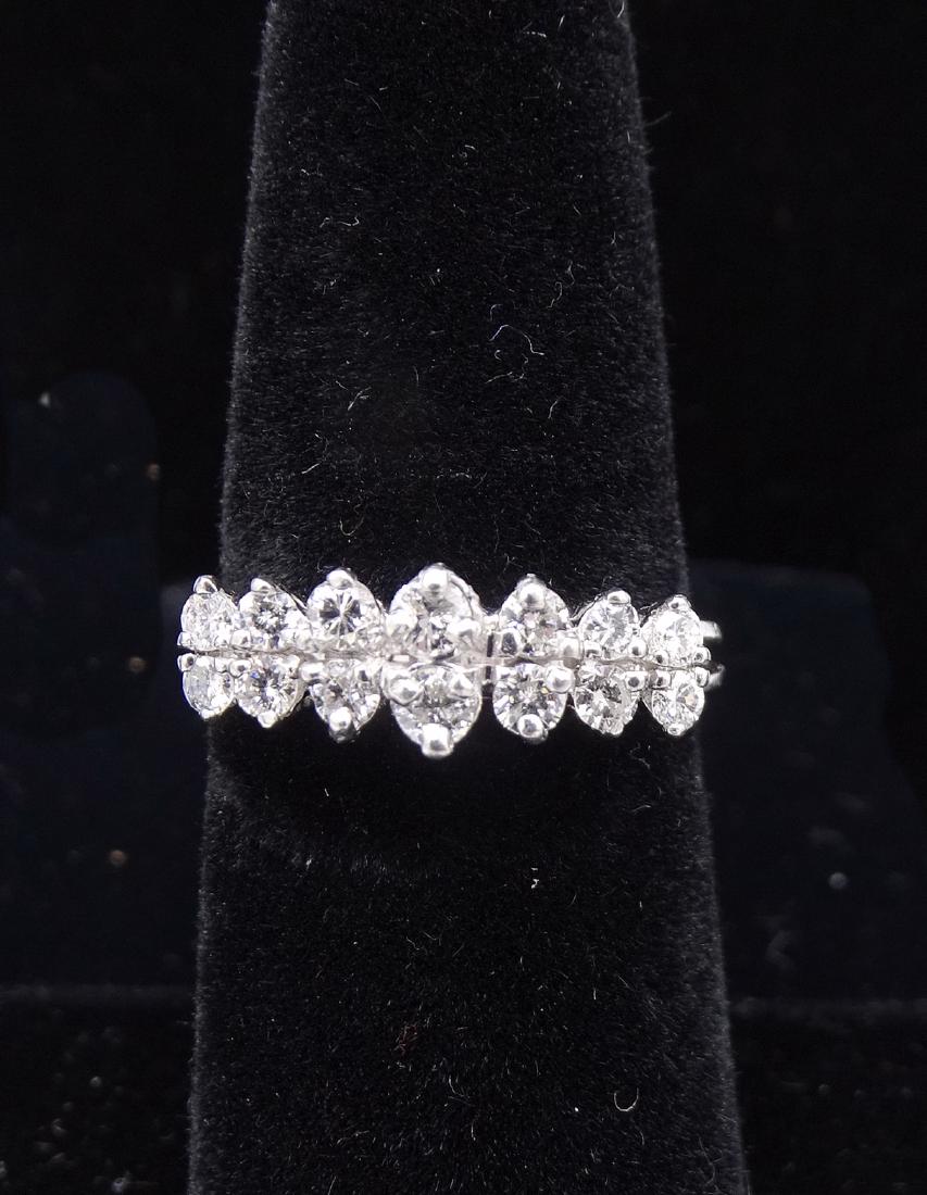 PLATINUM & DIAMOND 3.3 DWT RING (1/2 CARAT TOT. WT) (1 of 2)