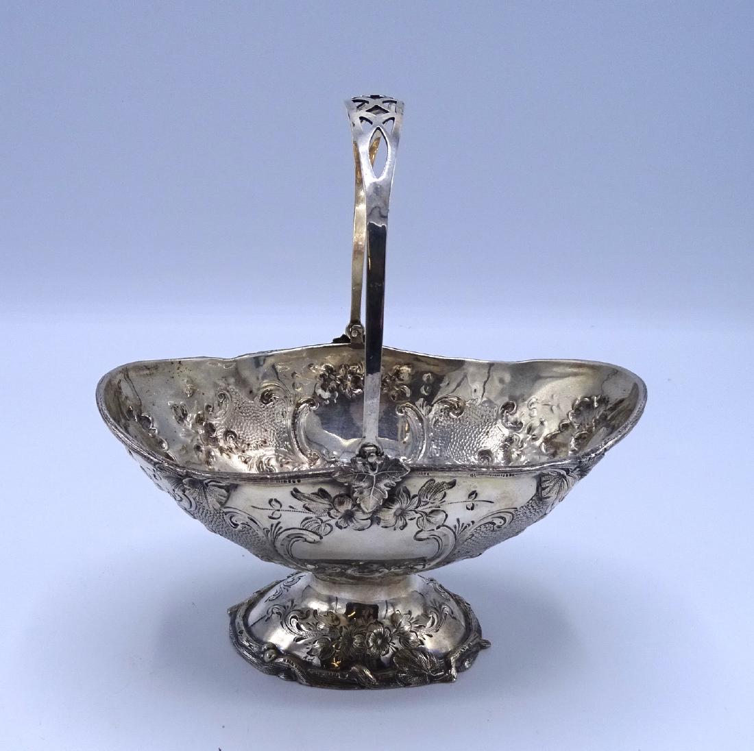 C. 1850 WILLIAM GALE & SON STERLING BASKET (1 of 3)