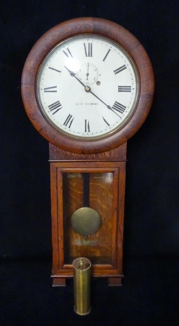 SETH THOMAS #2 REGULATOR: SETH THOMAS #2 REGULATOR 36"H 15"W