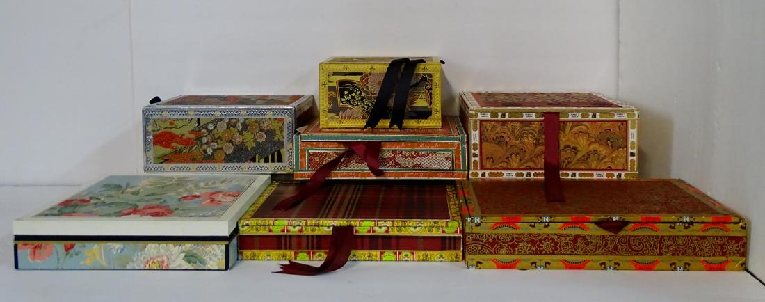 LOT 7 DECORATED CIGAR BOXES: LOT 7 DECORATED CIGAR BOXES