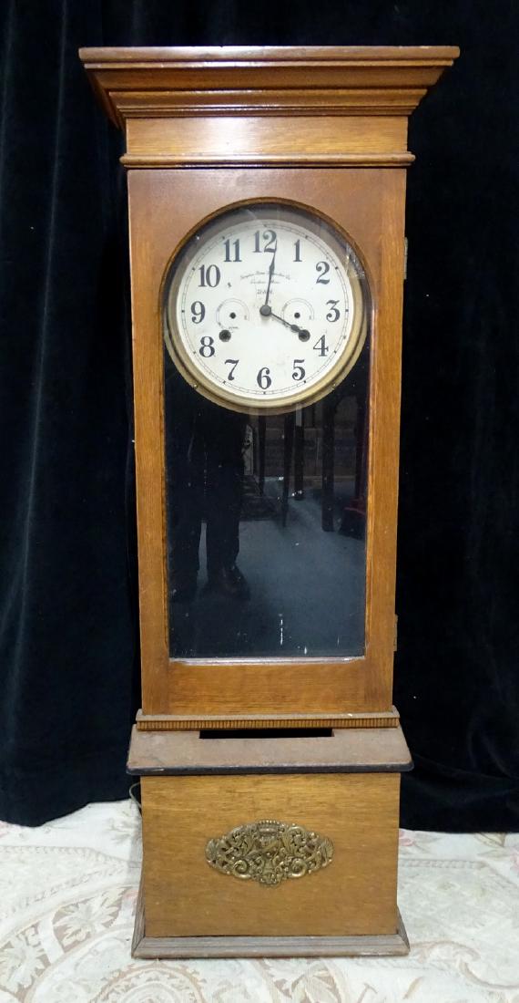 SIMPLEX TIME RECORDER (ELECTRIFIED, NO PUNCH MECHANISM: SIMPLEX TIME RECORDER (ELECTRIFIED, NO PUNCH MECHANISM 46.5" X 17.5" X 9"