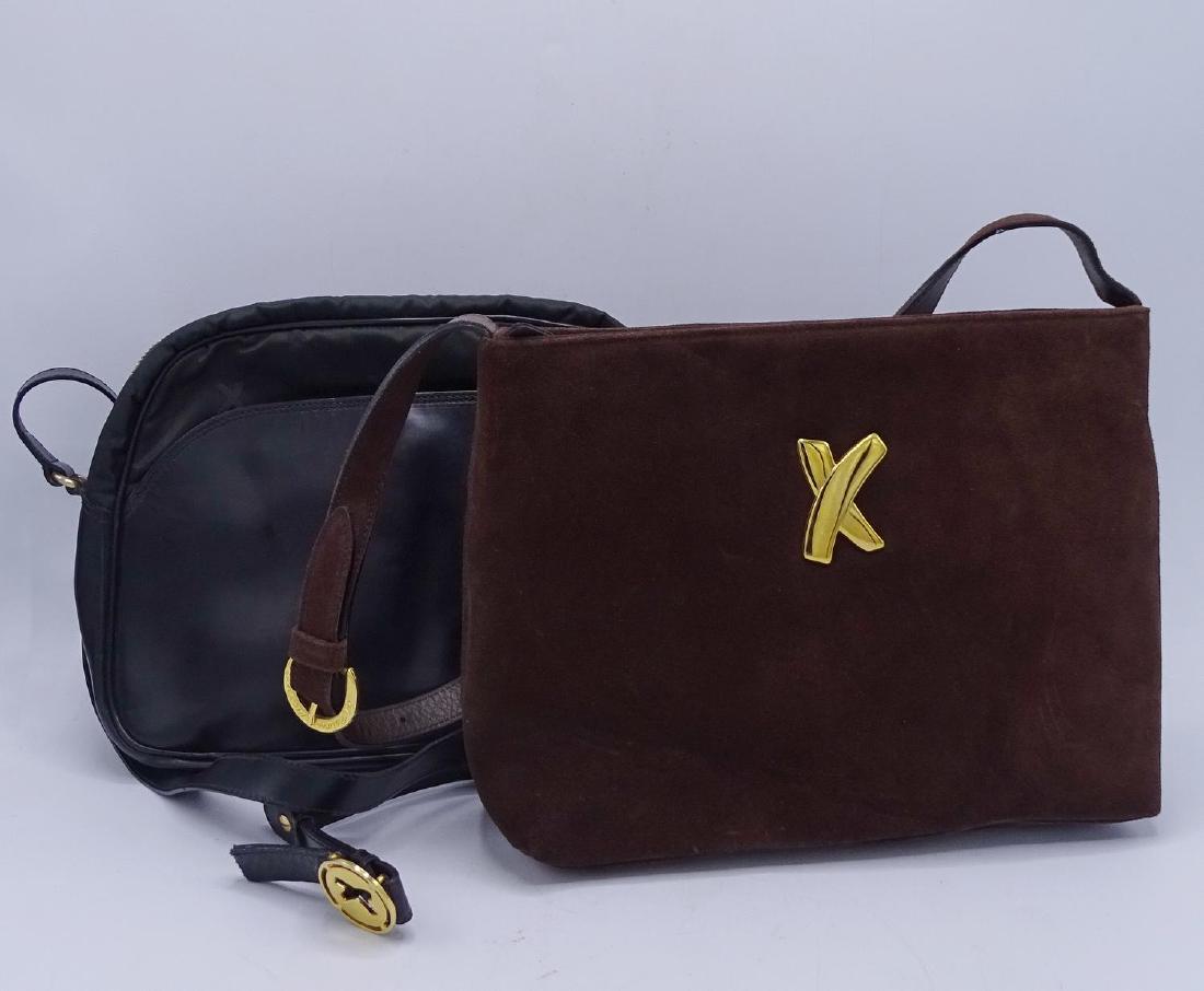 2 PALOMA PICASSO LEATHER HAND BAGS: 2 PALOMA PICASSO LEATHER HAND BAGS