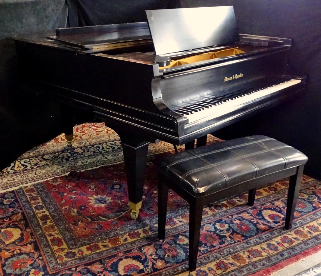 MASON & HAMLIN MODEL A BABY GRAND PIANO: MASON & HAMLIN MODEL A BABY GRAND PIANO 5'8