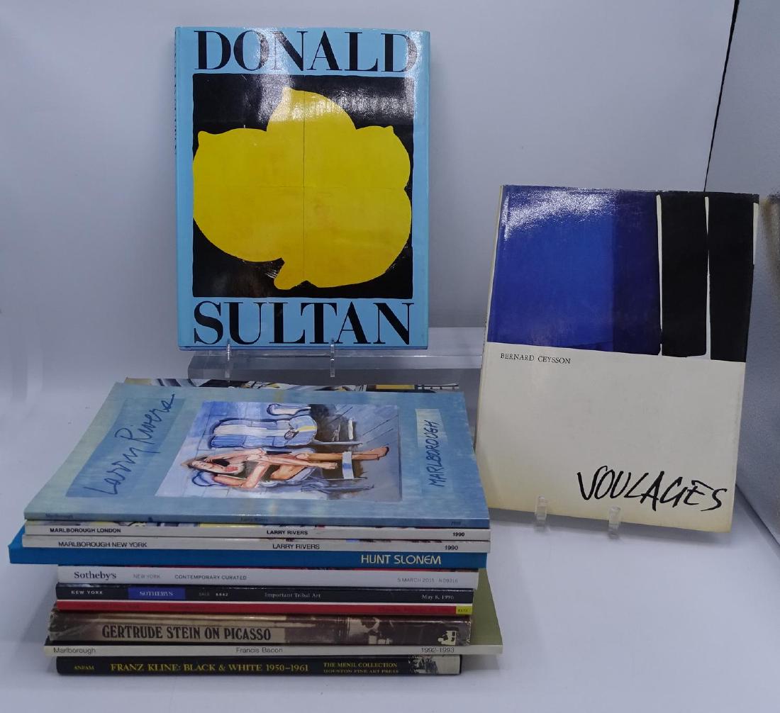 LARGE LOT ART BOOKS & CATALOGUES INC. DONALD SULTAN: LARGE LOT ART BOOKS & CATALOGUES INC. DONALD SULTAN