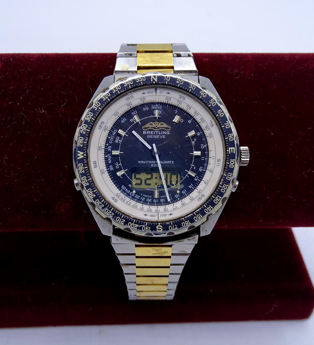 VINTAGE BREITLING MENS WRIST WATCH: VINTAGE BREITLING MENS WRIST WATCH