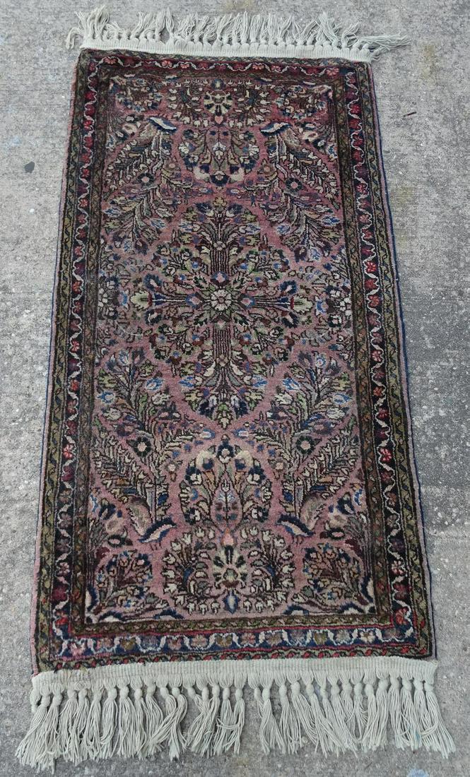 ORIENTAL THROW RUG: ORIENTAL THROW RUG 2' X 3'