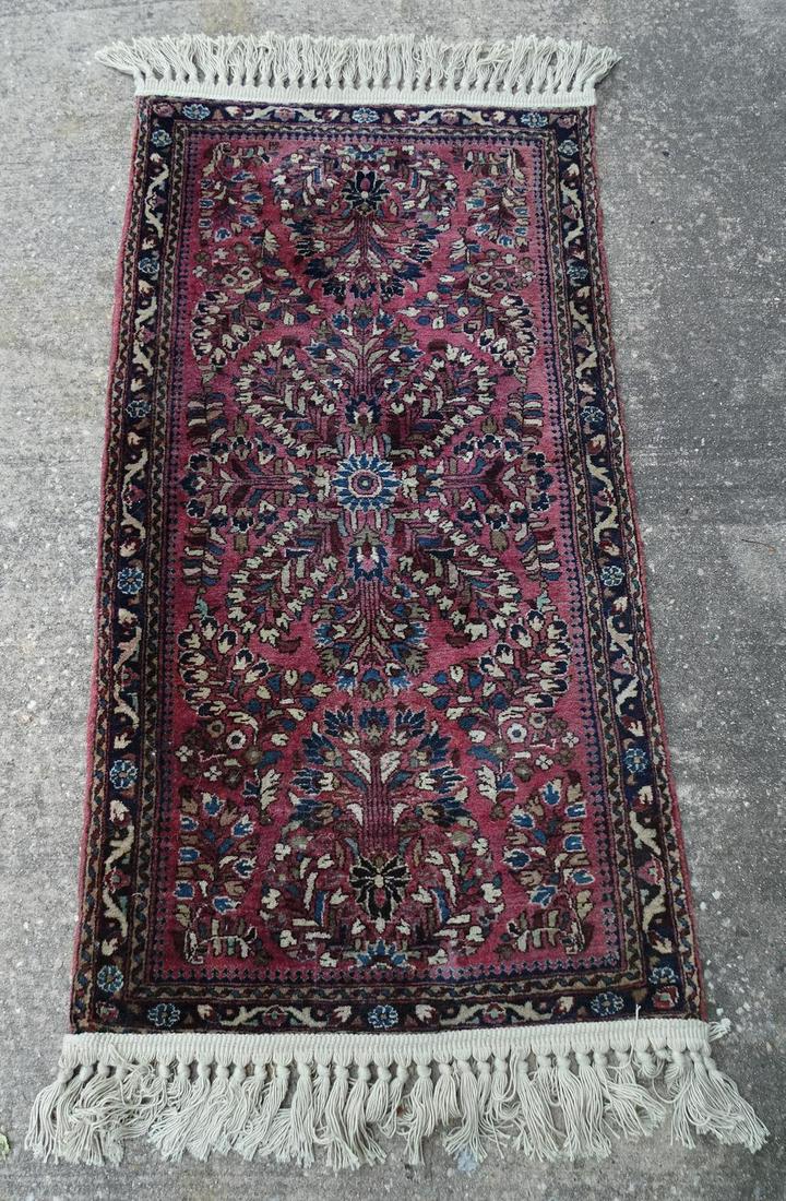 ORIENTAL THROW RUG: ORIENTAL THROW RUG 2' X 3'