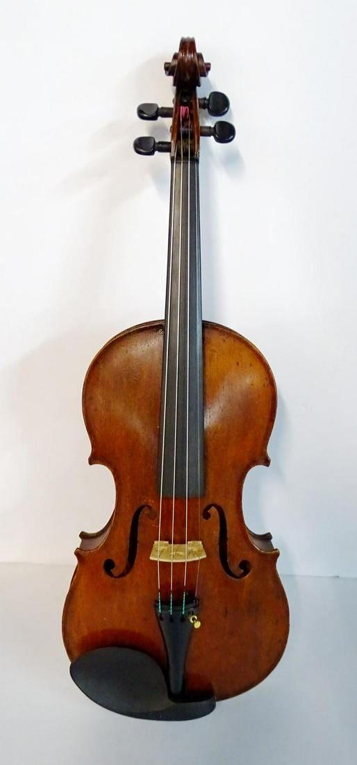 FRENCH C. 1900 FULL VIOLIN: FRENCH C. 1900 FULL VIOLIN