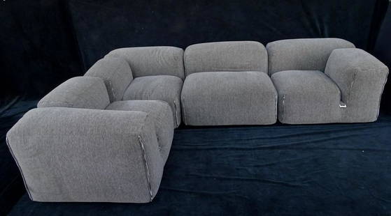 4 PC. UPHOLSTERED SECTIONAL CASSINA MADE IN ITALY -: 4 PC. UPHOLSTERED SECTIONAL CASSINA MADE IN ITALY - ATELIER INTERNATIONAL LIMITED