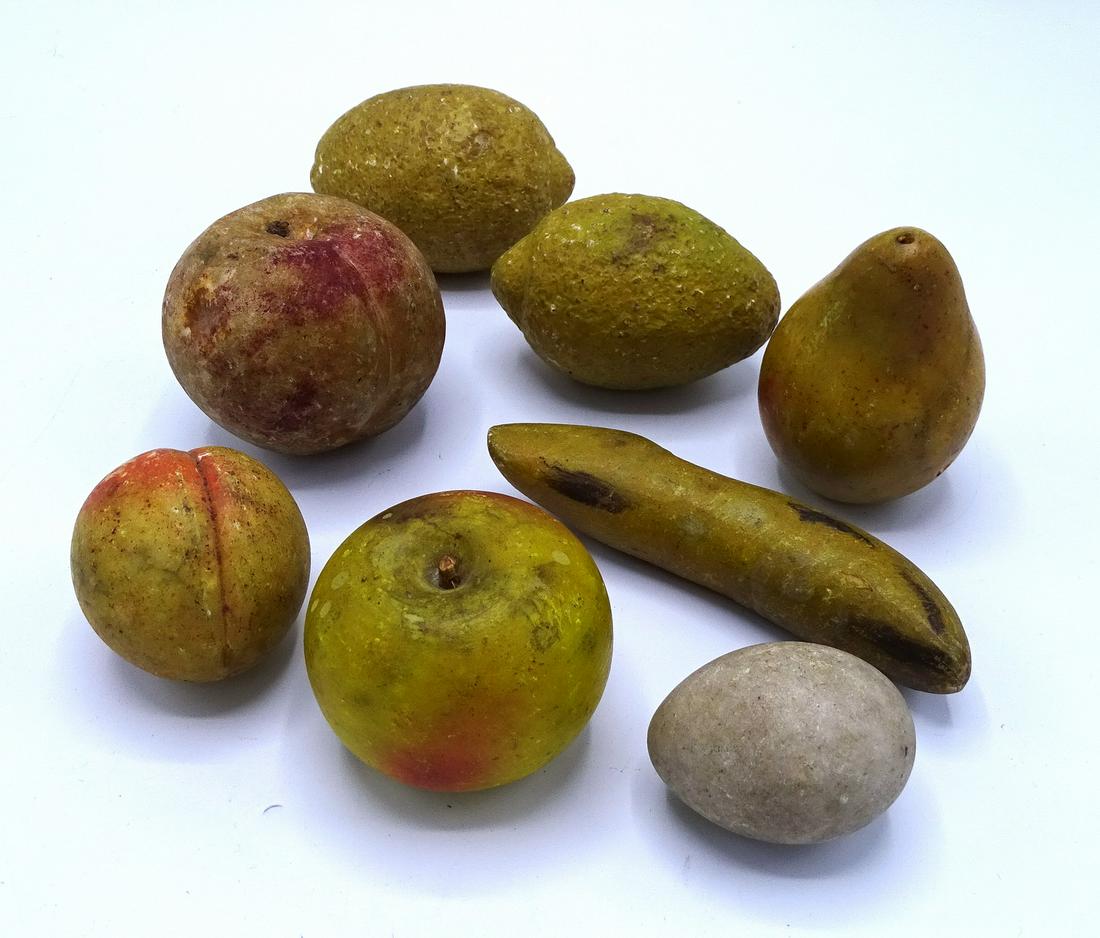8 PCS. STONE FRUIT: 8 PCS. STONE FRUIT 3.5" (LEMON)