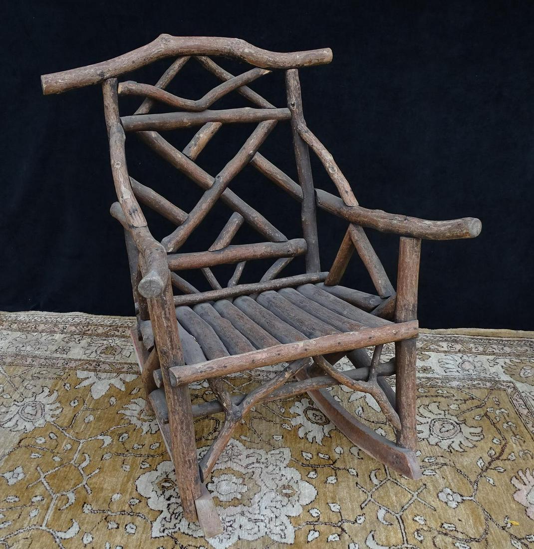 ADIRONDACK ROCKING CHAIR: ADIRONDACK ROCKING CHAIR 39"H 28"W 30"D