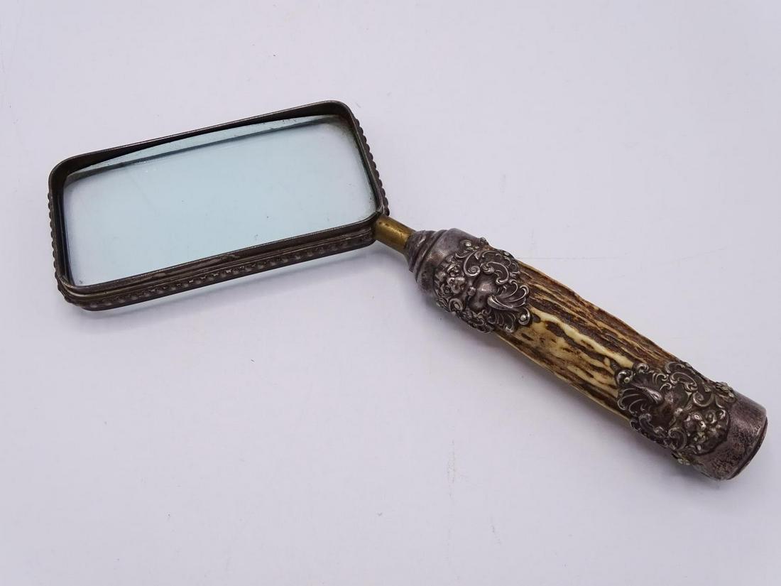 STERLING & HORN MAGNIFYING GLASS: STERLING & HORN MAGNIFYING GLASS