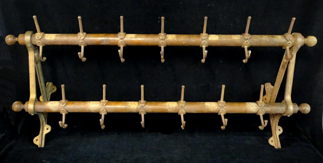 EARLY HANGING WALL RACK: EARLY HANGING WALL RACK 41"L