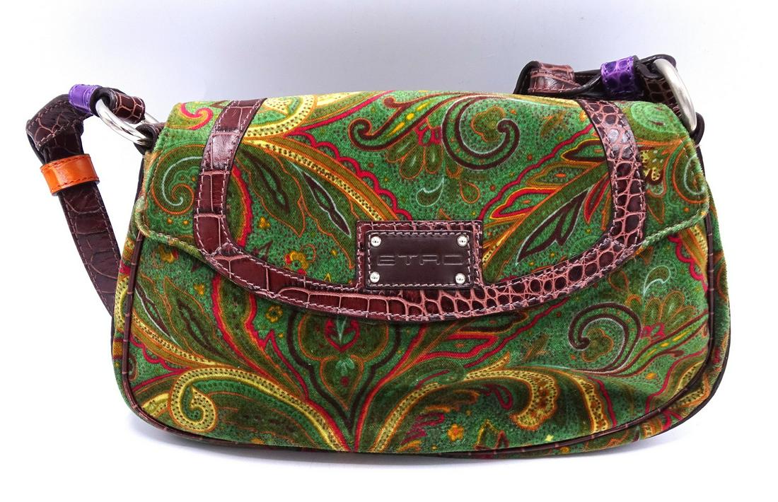 ETRO PAISLEY PRINT HANDBAG: ETRO PAISLEY PRINT HANDBAG