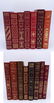 15 RED LEATHER BOUND FRANKLIN LIBRARY CLASSICS C.