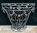 WROUGHT IRON DEMI LUNE CONSOLE