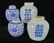 GROUP BLUE & WHITE ORIENTAL PORCELAIN