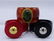 3 BAKELITE / PLASTIC BANGLES (1 WITH FAUX CABOCHON)