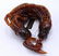 GERDA LYNGGAARD FOR MONIES AMBER PLASTIC BRACELET