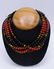 C. 1980 KAI YIN LO 5 STRAND TIGERS EYE AND BRICK RED