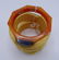 GROUP 3 BAKELITE / PLASTIC BRACELETS ORANGE & IVORY - 4
