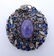 2 C. 1960 SCHREINER BROOCHES (1 WITH LAVENDER CABOCHON) - 2