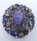 2 C. 1960 SCHREINER BROOCHES (1 WITH LAVENDER CABOCHON) - 3