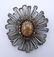 2 C. 1960 SCHREINER BROOCHES (1 WITH LAVENDER CABOCHON) - 5