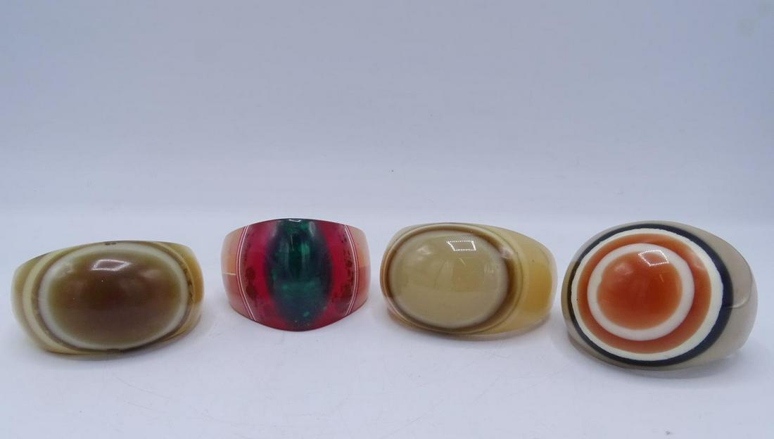 GROUP 4 LAMINATE CUFF BRACELETS (GEOFFREY BEENE: GROUP 4 LAMINATE CUFF BRACELETS (GEOFFREY BEENE FOUNDATION)