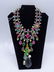 C. 1960 FRENCH COUNTESS ZIA JEWELED BIB NECKLACE