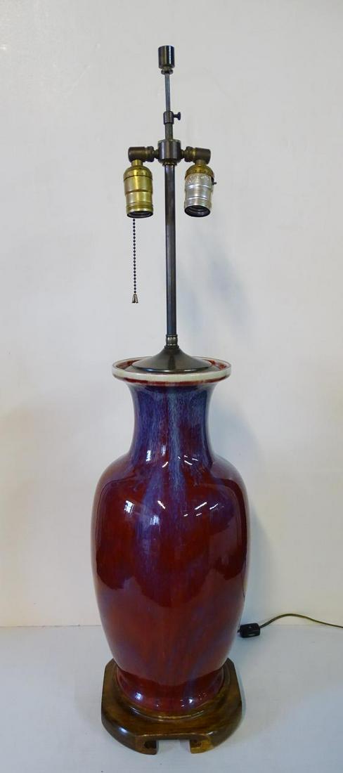 SANG DE BOEUF LAMP: SANG DE BOEUF LAMP