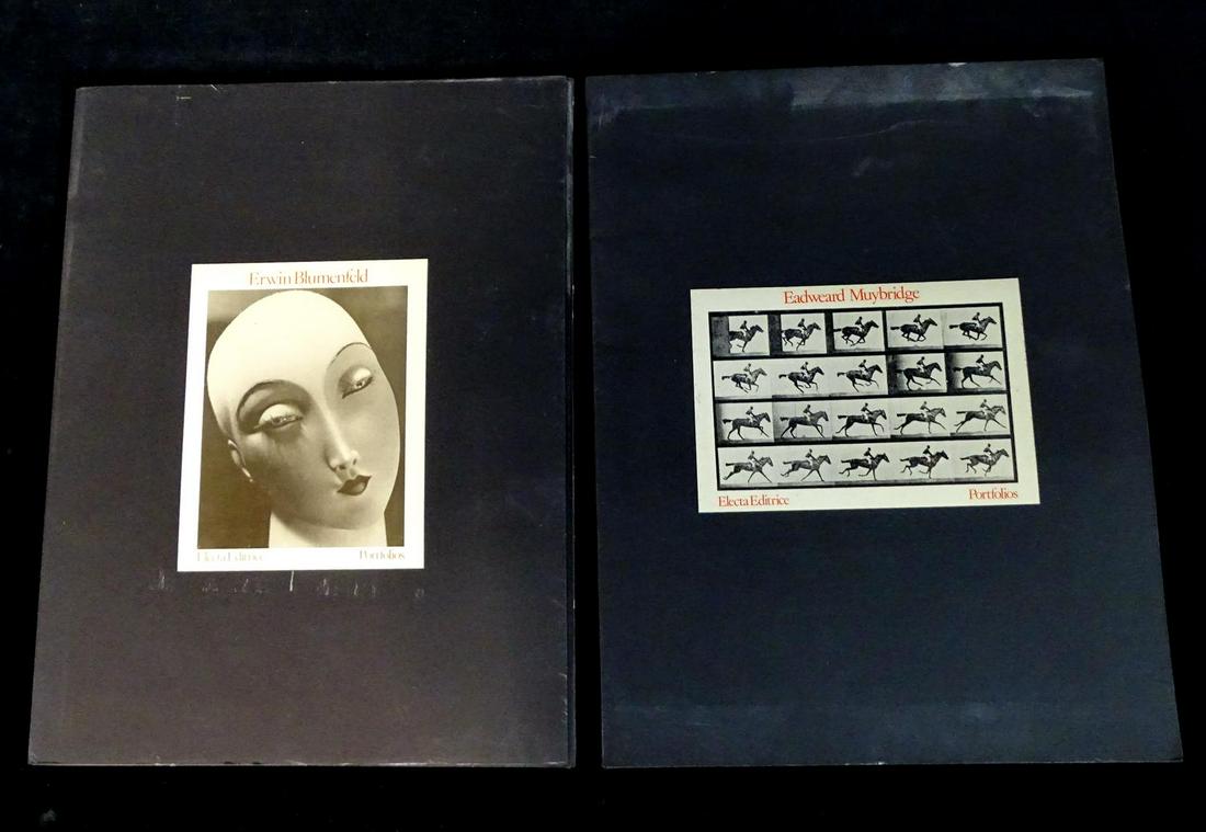 2 ELECTRA EDITRICE PORTFOLIOS ERWIN BLUMENFELD &: 2 ELECTRA EDITRICE PORTFOLIOS ERWIN BLUMENFELD & EADWARD MUYBRIDGE