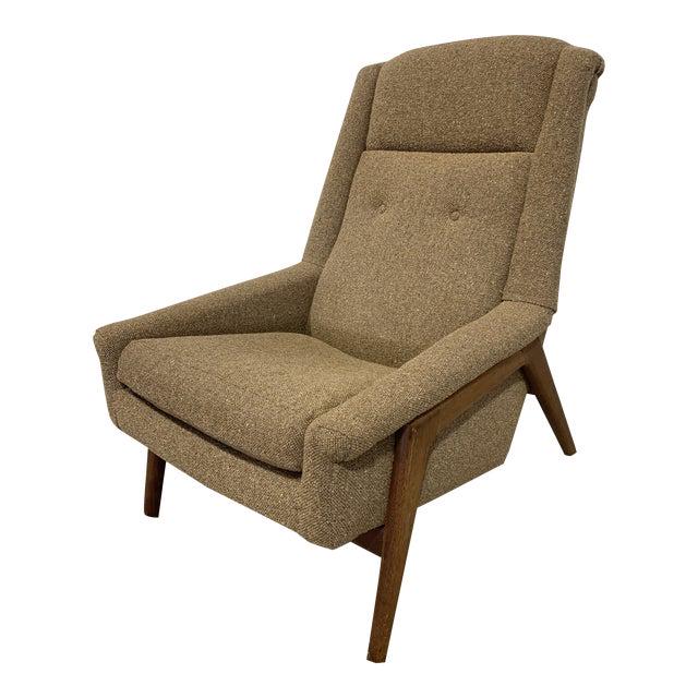 1960s FOLKE OHLSSON DUX LOUNGE CHAIR 37.5"H 28"W 29"D: 1960s FOLKE OHLSSON DUX LOUNGE CHAIR 37.5"H 28"W 29"D