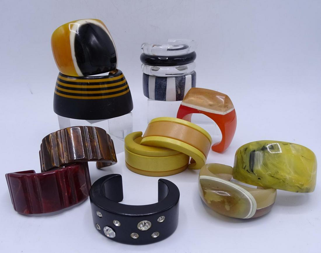 ASSORTED LOT 10 CUFF BRACELETS (GEOFFREY BEENE: ASSORTED LOT 10 CUFF BRACELETS (GEOFFREY BEENE FOUNDATION)