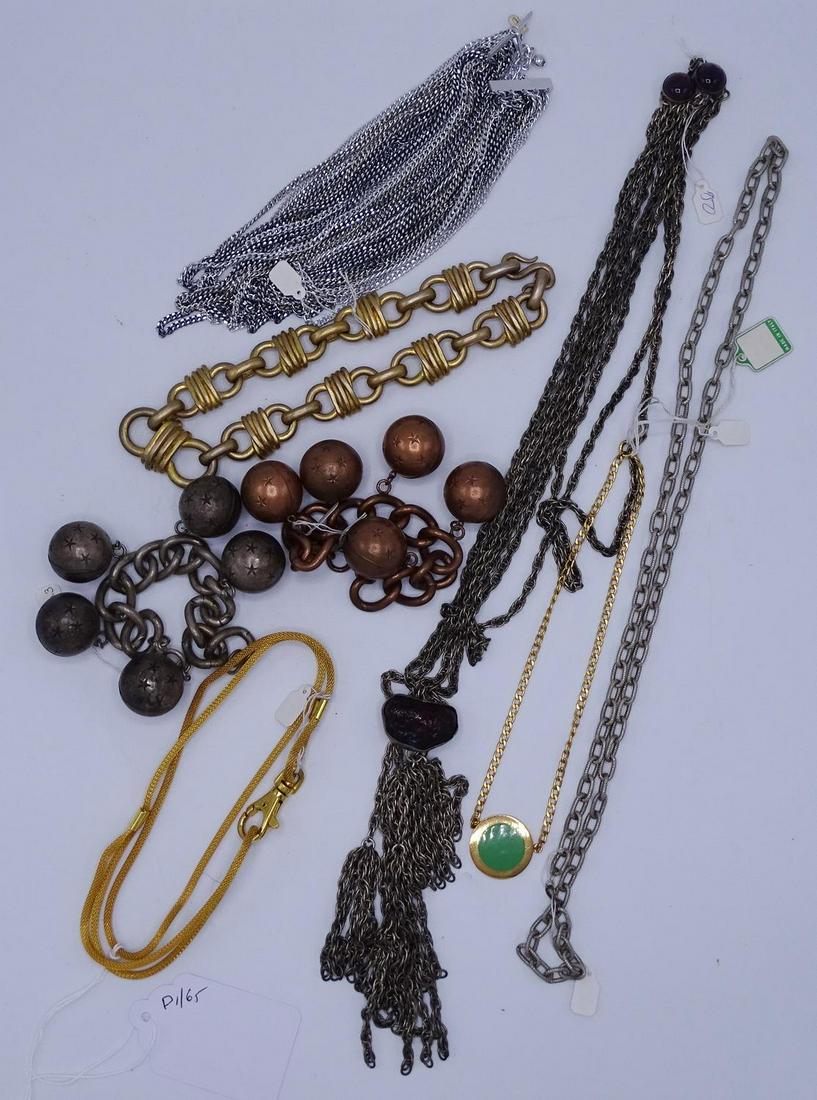 TRAY METAL NECKLACES & BRACELETS (GEOFFREY BEENE: TRAY METAL NECKLACES & BRACELETS (GEOFFREY BEENE FOUNDATION)