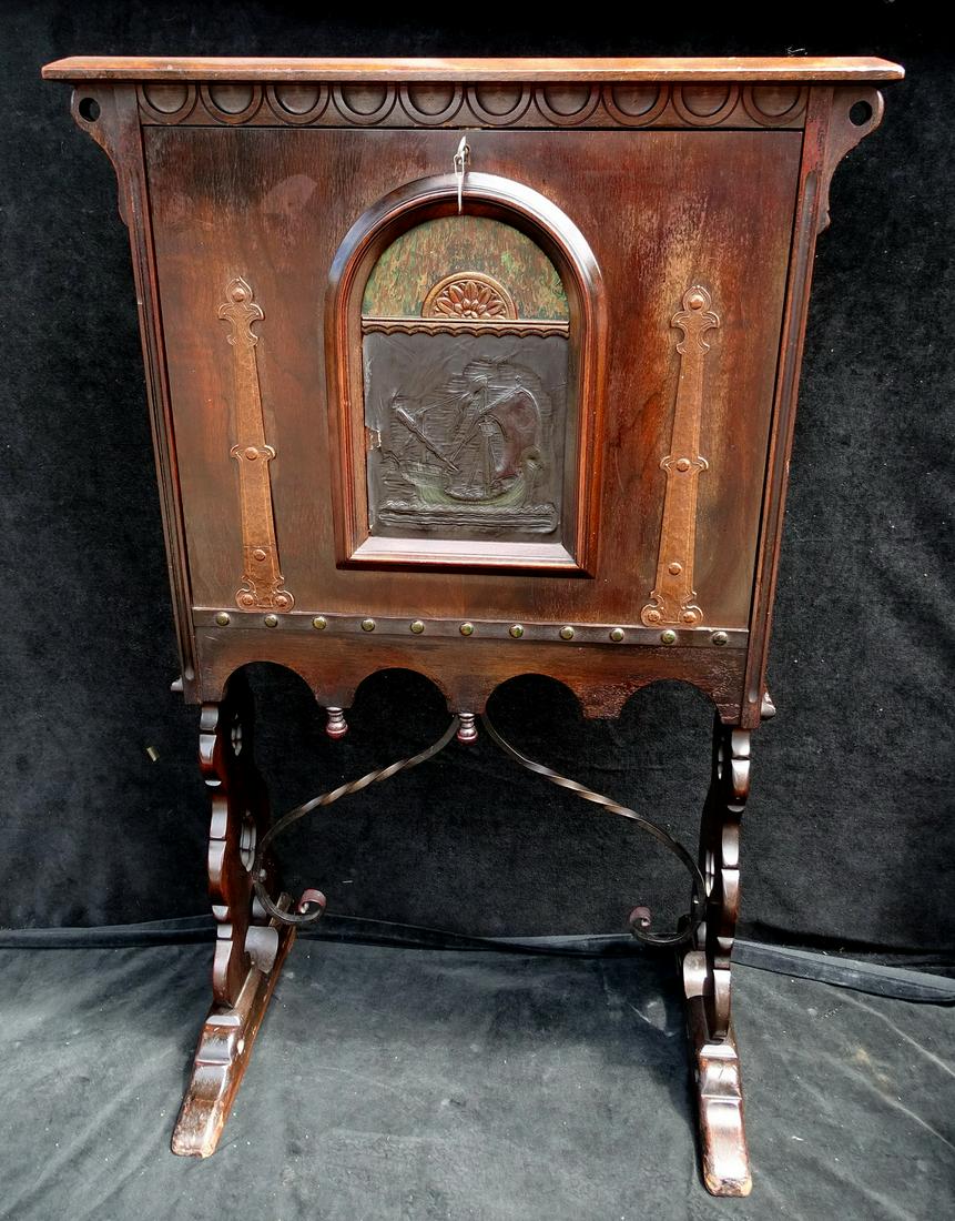 SPANISH STYLE VARGUENO 43.5"H 28"W 14"D: SPANISH STYLE VARGUENO 43.5"H 28"W 14"D