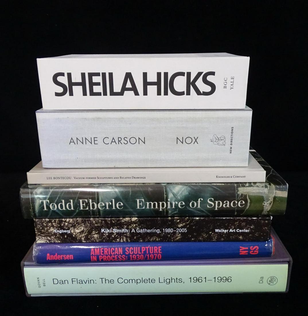 7 BOOKS SCULPTURE INC. DAN FLAVIN & KIKI SMITH: 7 BOOKS SCULPTURE INC. DAN FLAVIN & KIKI SMITH