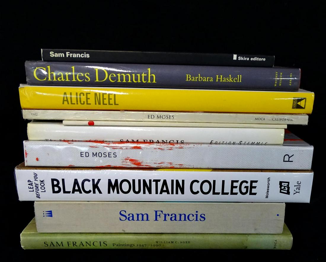 10 AMERICAN ART INC. SAM FRANCIS & BLACK MOUNTAIN: 10 AMERICAN ART INC. SAM FRANCIS & BLACK MOUNTAIN COLLEGE