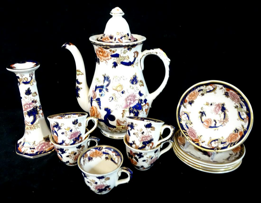 12 PCS. MASONS "MANDALAY" IRONSTONE MADE IN ENGLAND: 12 PCS. MASONS "MANDALAY" IRONSTONE MADE IN ENGLAND