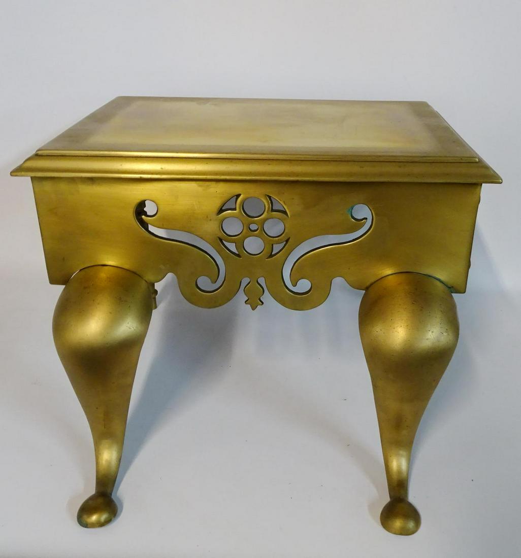 BRONZE STAGE COACH STEP / TRIVET: BRONZE STAGE COACH STEP / TRIVET