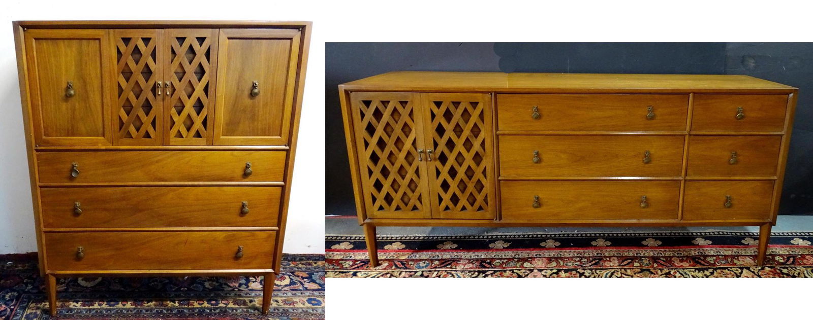 2 PCS. JOHN STUART CASALINDA BEDROOM FURNITURE 33"H: 2 PCS. JOHN STUART CASALINDA BEDROOM FURNITURE 33"H 60"L 19"D